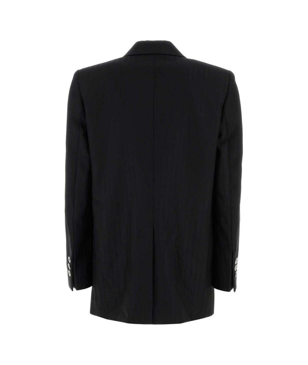 VERSACE Черный шерстяной жакет/пиджак, фото 2