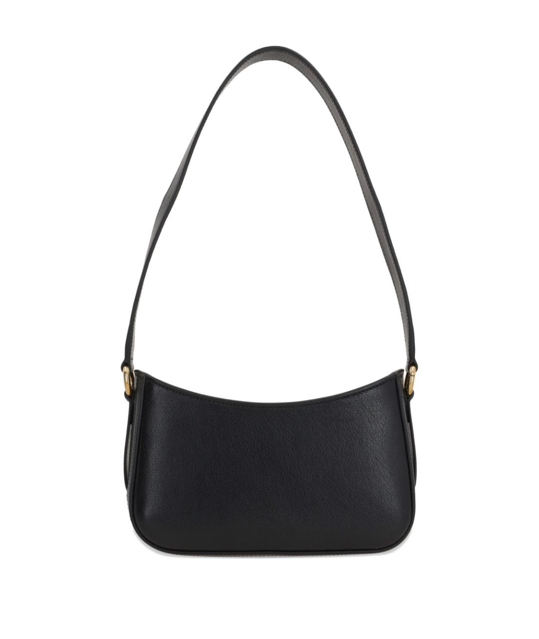 CHLOE Черная кожаная сумка через плечо, фото 3