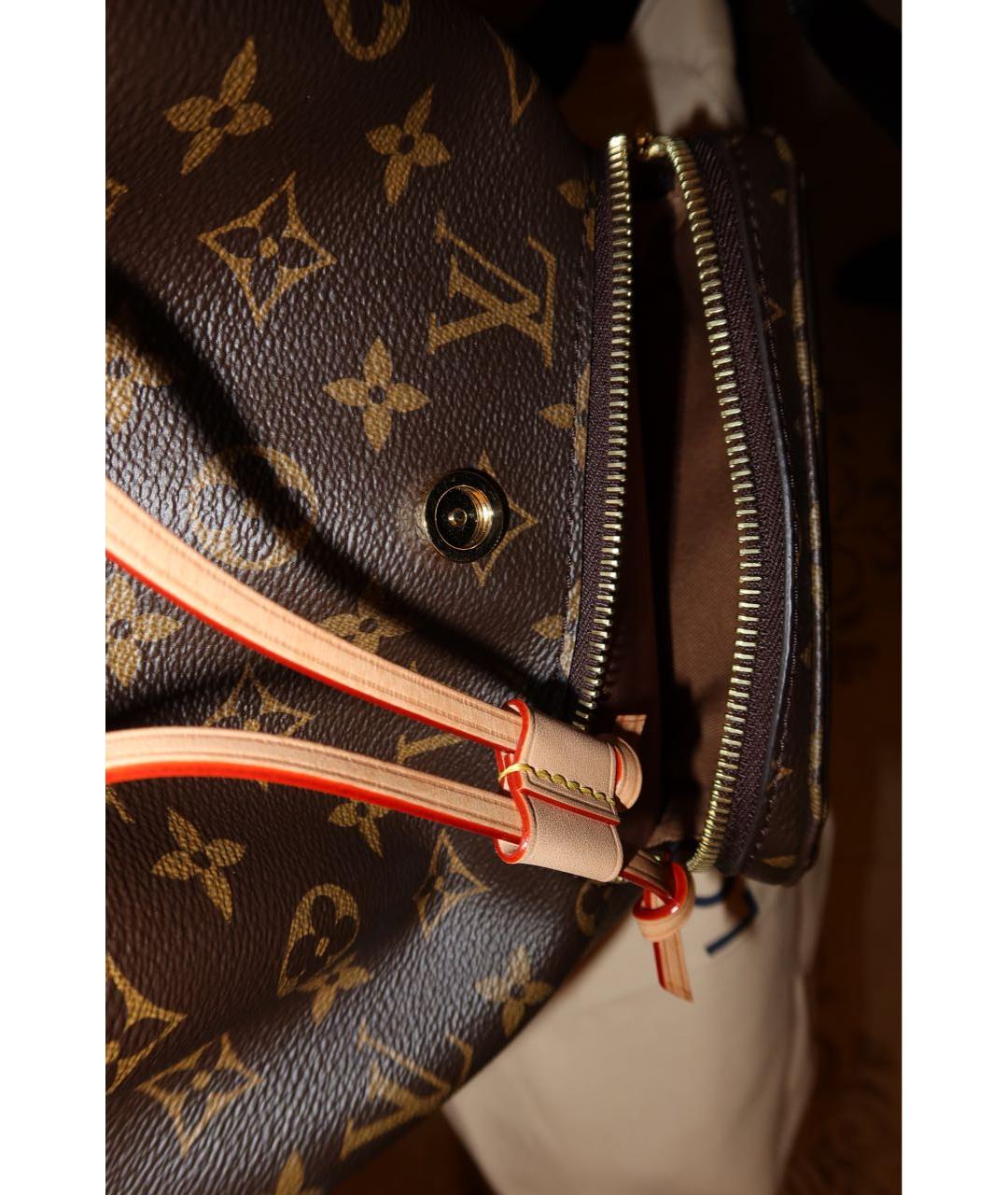 LOUIS VUITTON Коричневый рюкзак, фото 6