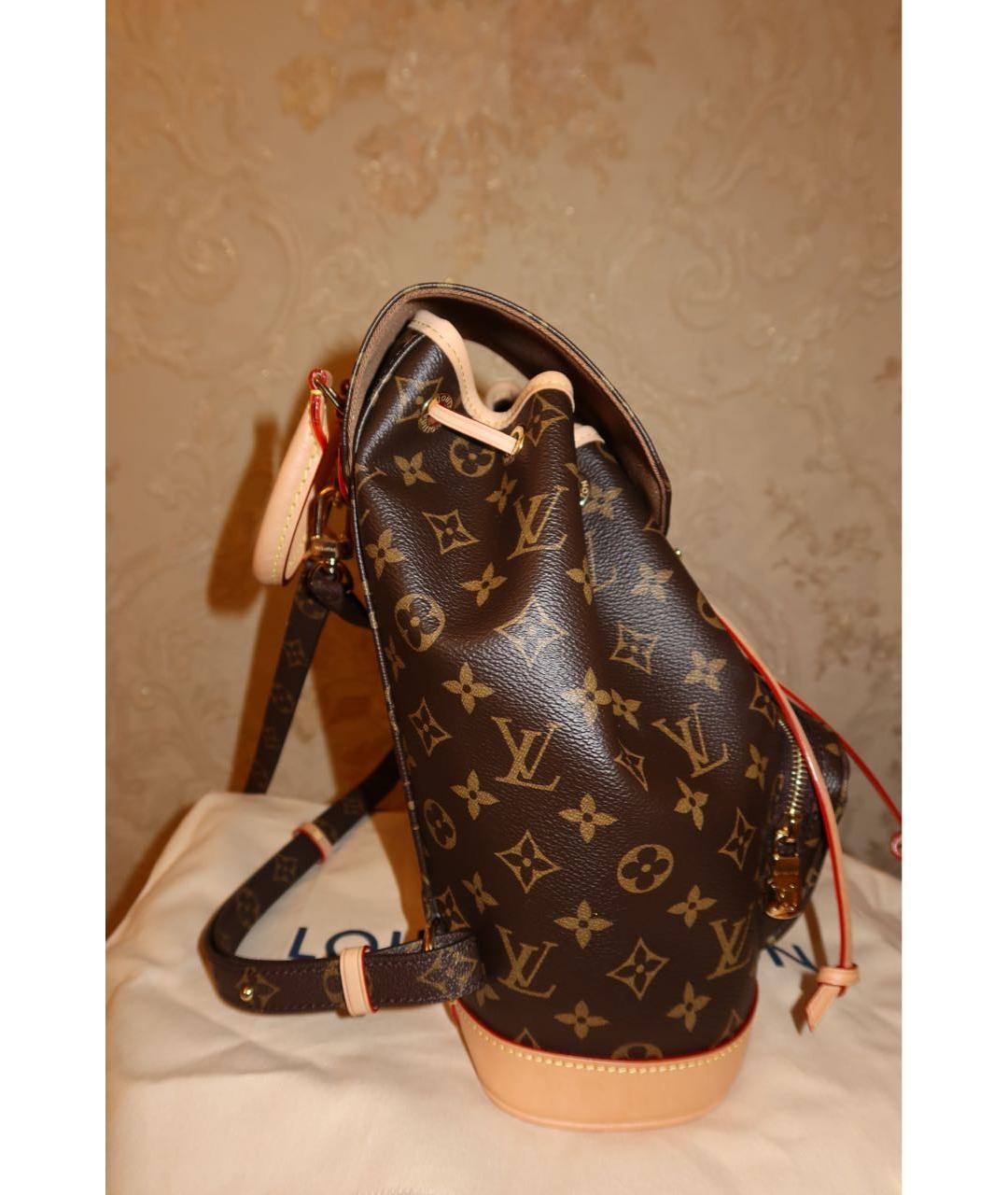LOUIS VUITTON Коричневый рюкзак, фото 2