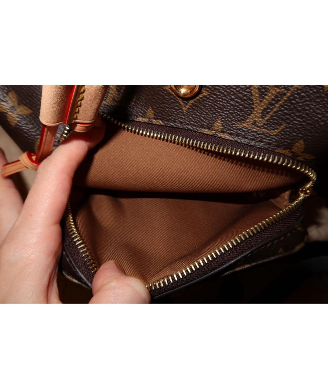 LOUIS VUITTON Коричневый рюкзак, фото 5