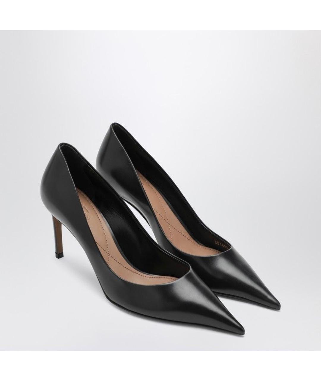 DOLCE&GABBANA Черные кожаные туфли, фото 4