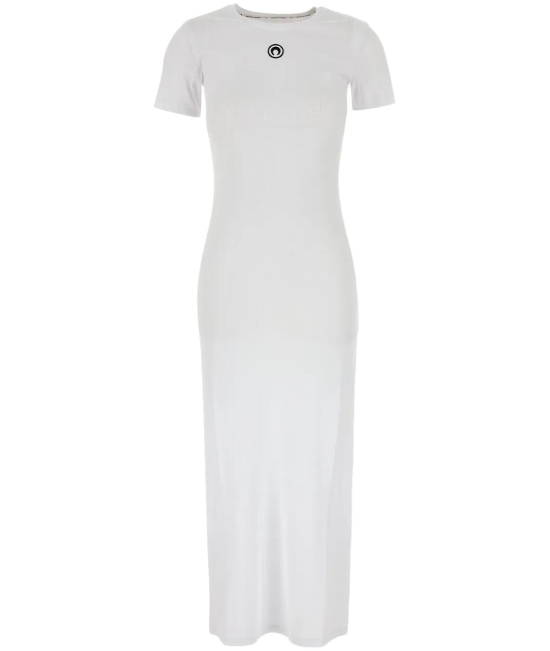 MARINE SERRE Белое хлопковое повседневное платье, фото 1