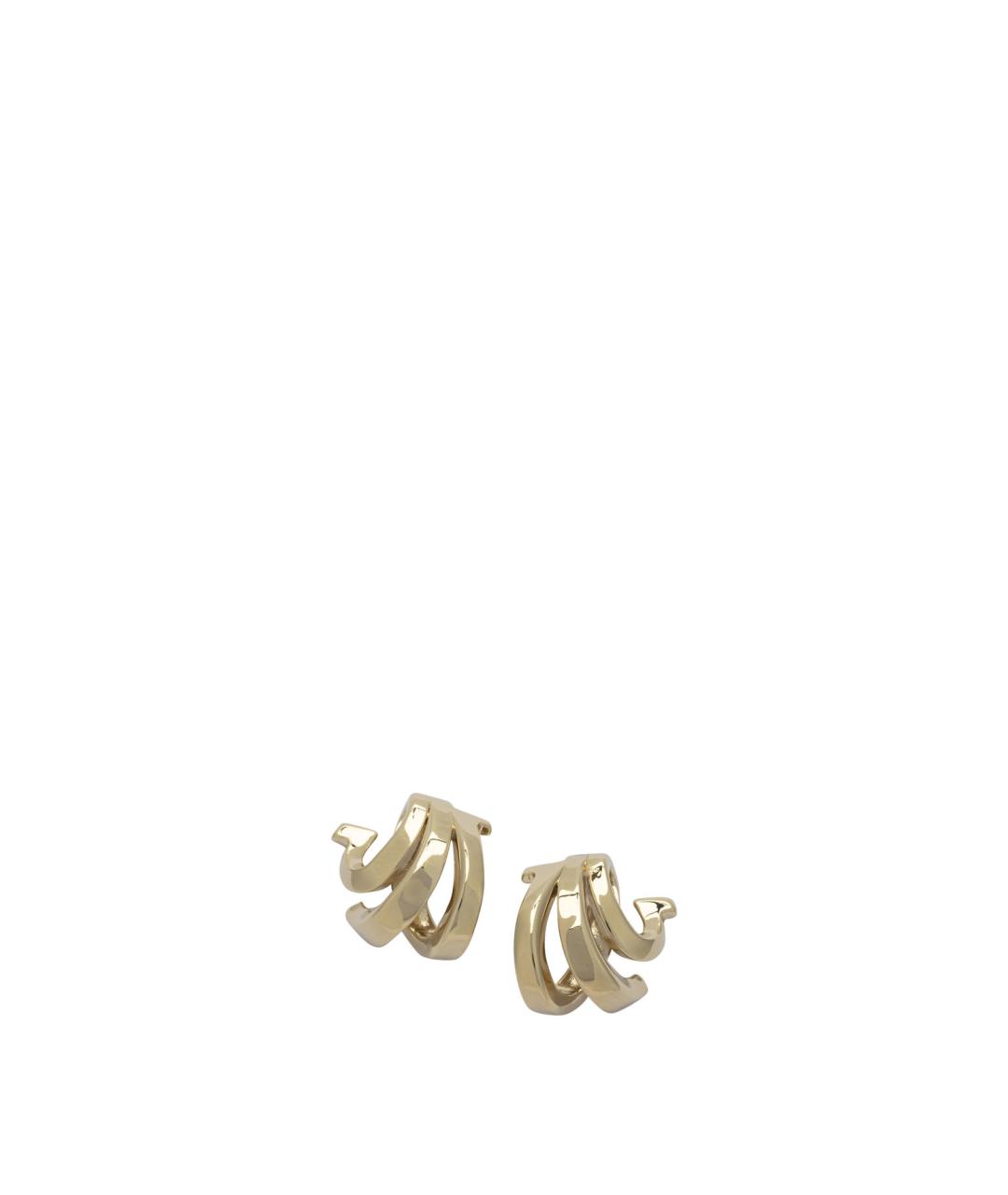 FERRAGAMO Золотые латунные серьги, фото 1