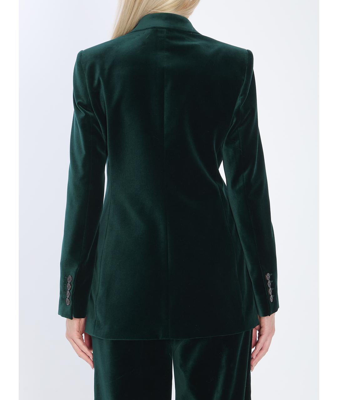 GUCCI Зеленый хлопковый жакет/пиджак, фото 3