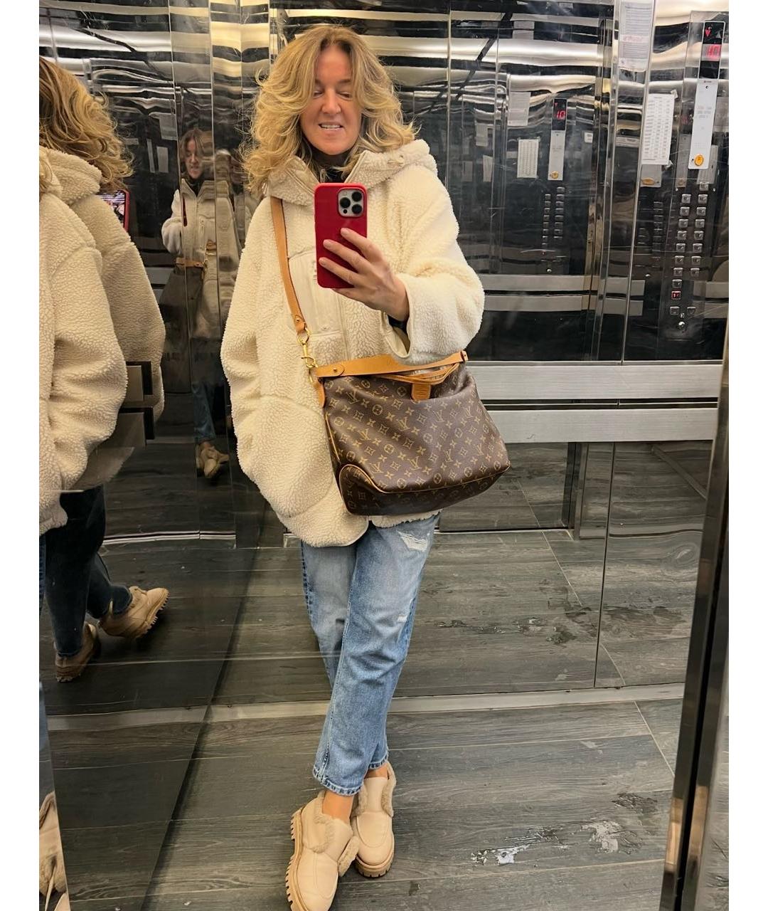LOUIS VUITTON Коричневая сумка через плечо, фото 6
