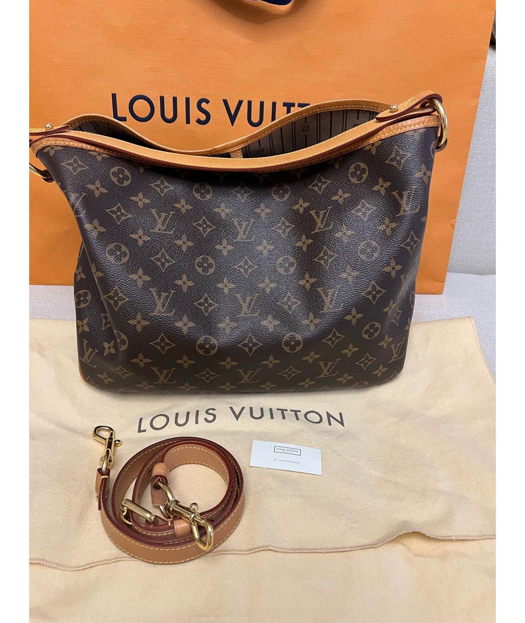 LOUIS VUITTON Коричневая сумка через плечо, фото 3
