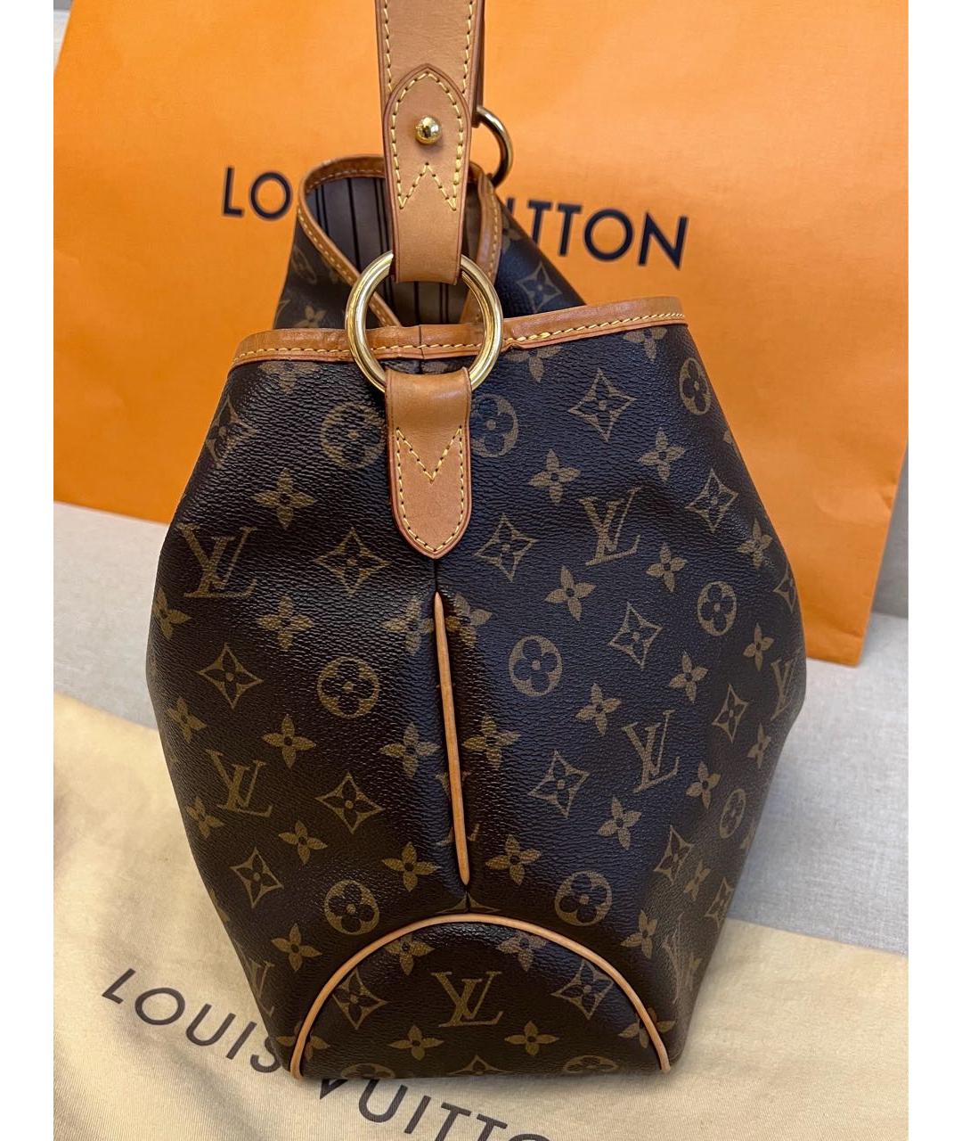 LOUIS VUITTON Коричневая сумка через плечо, фото 4