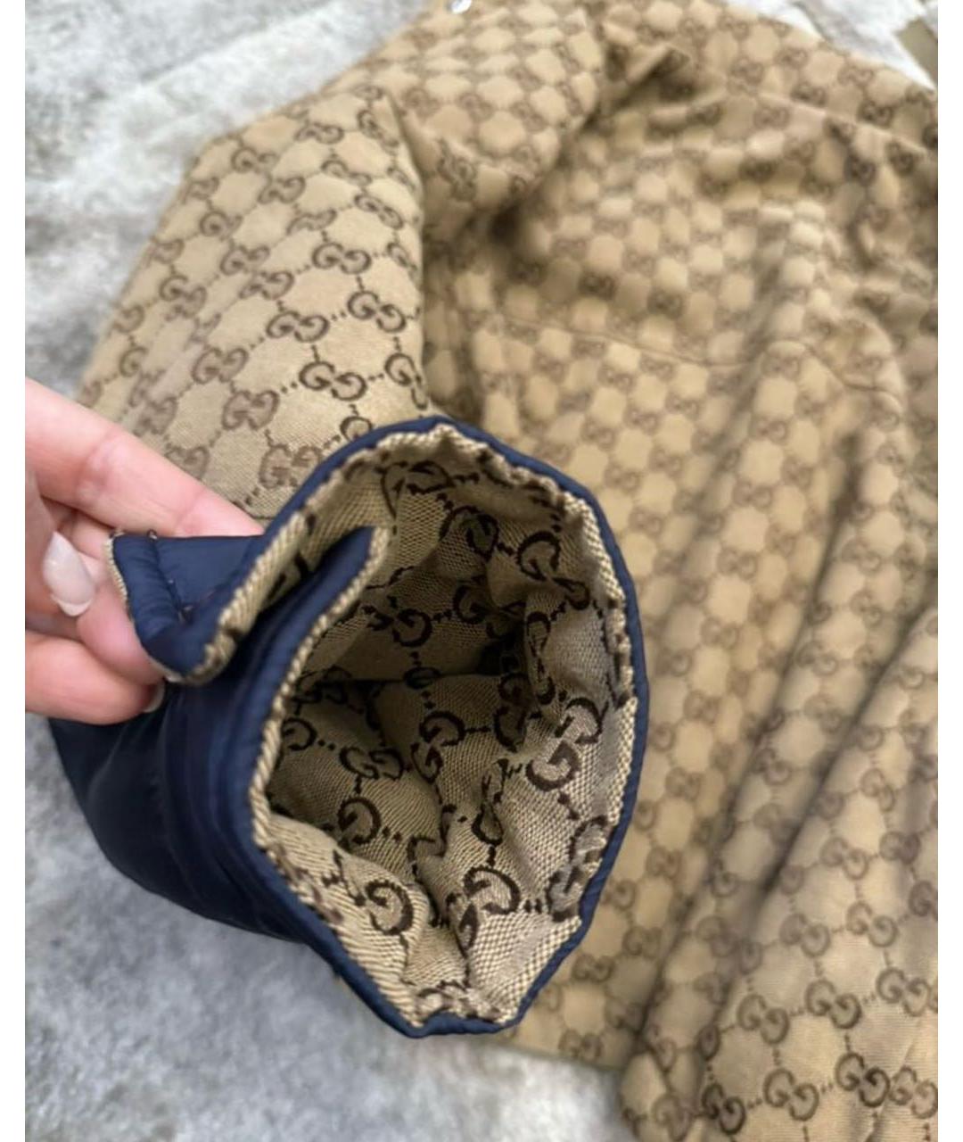 GUCCI Темно-синяя деним куртка, фото 3