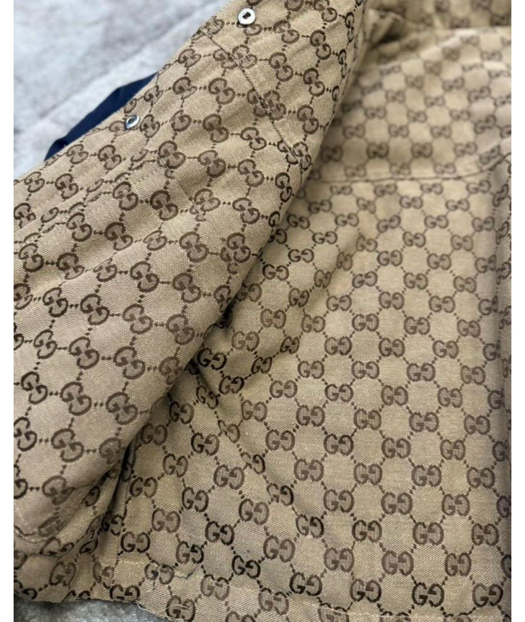 GUCCI Темно-синяя деним куртка, фото 2