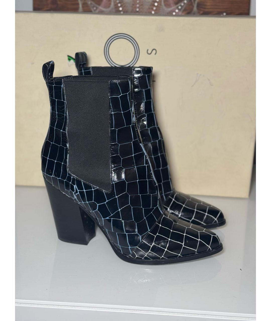 KENZO Черные кожаные полусапоги, фото 9