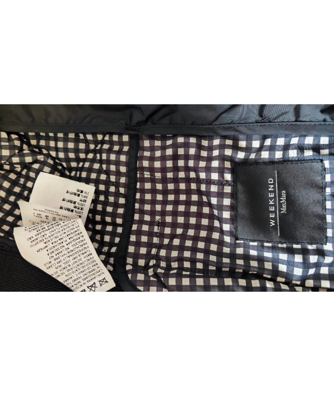 WEEKEND MAX MARA Черная куртка, фото 4