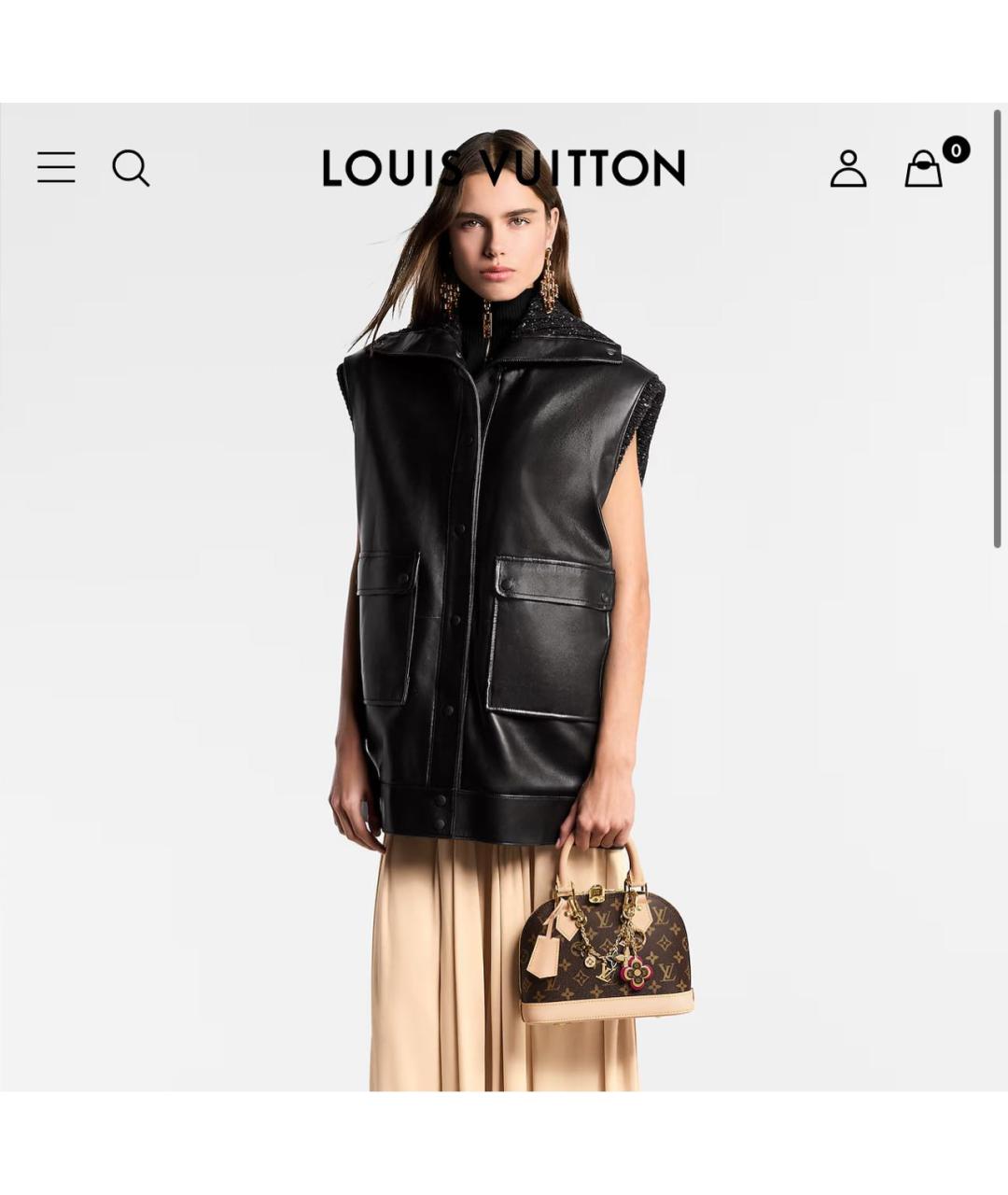 LOUIS VUITTON Коричневая сумка с короткими ручками, фото 5