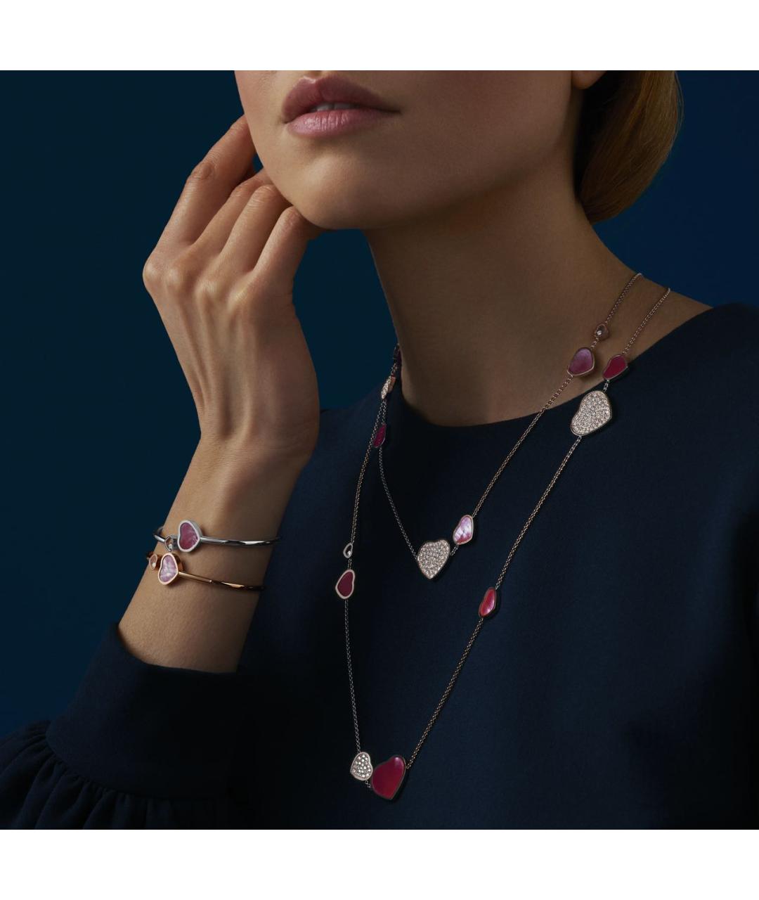 CHOPARD Желтый браслет из белого золота, фото 4