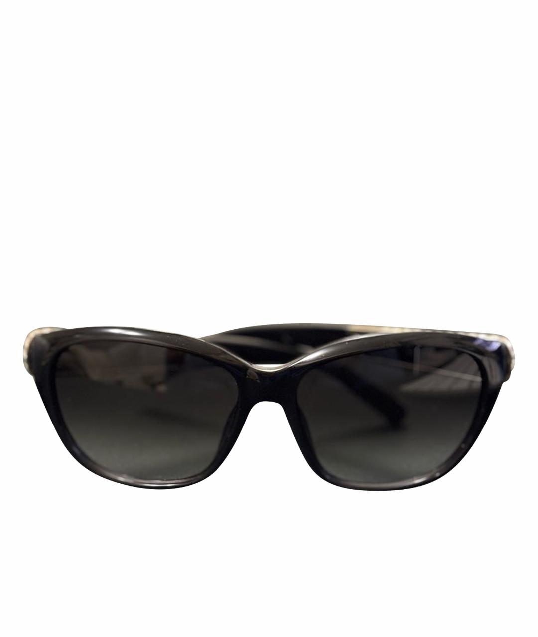 CHLOE Черные металлические солнцезащитные очки, фото 1