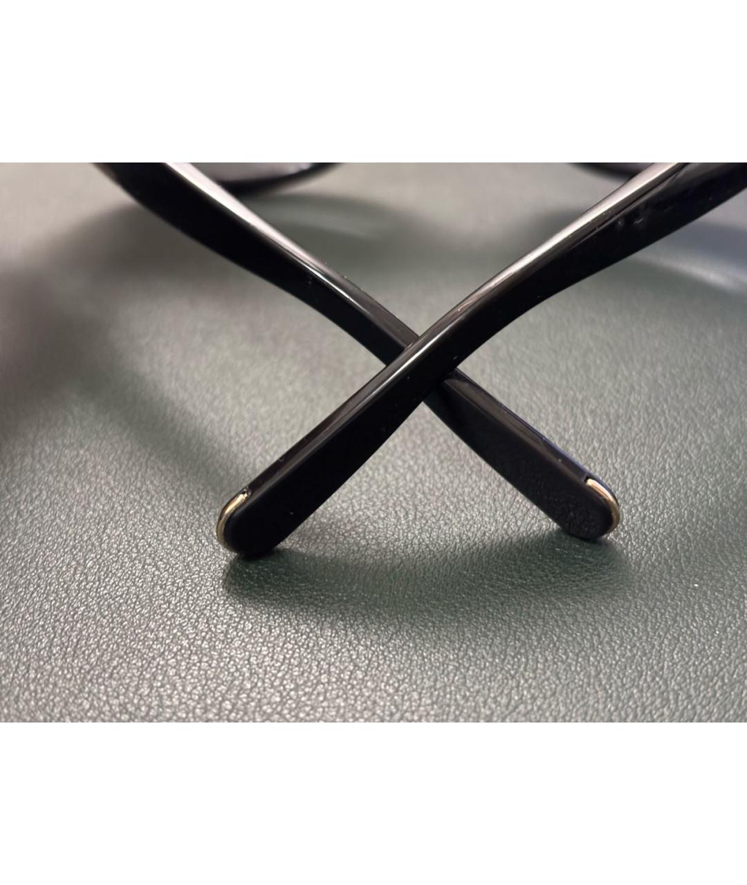 CHLOE Черные металлические солнцезащитные очки, фото 7