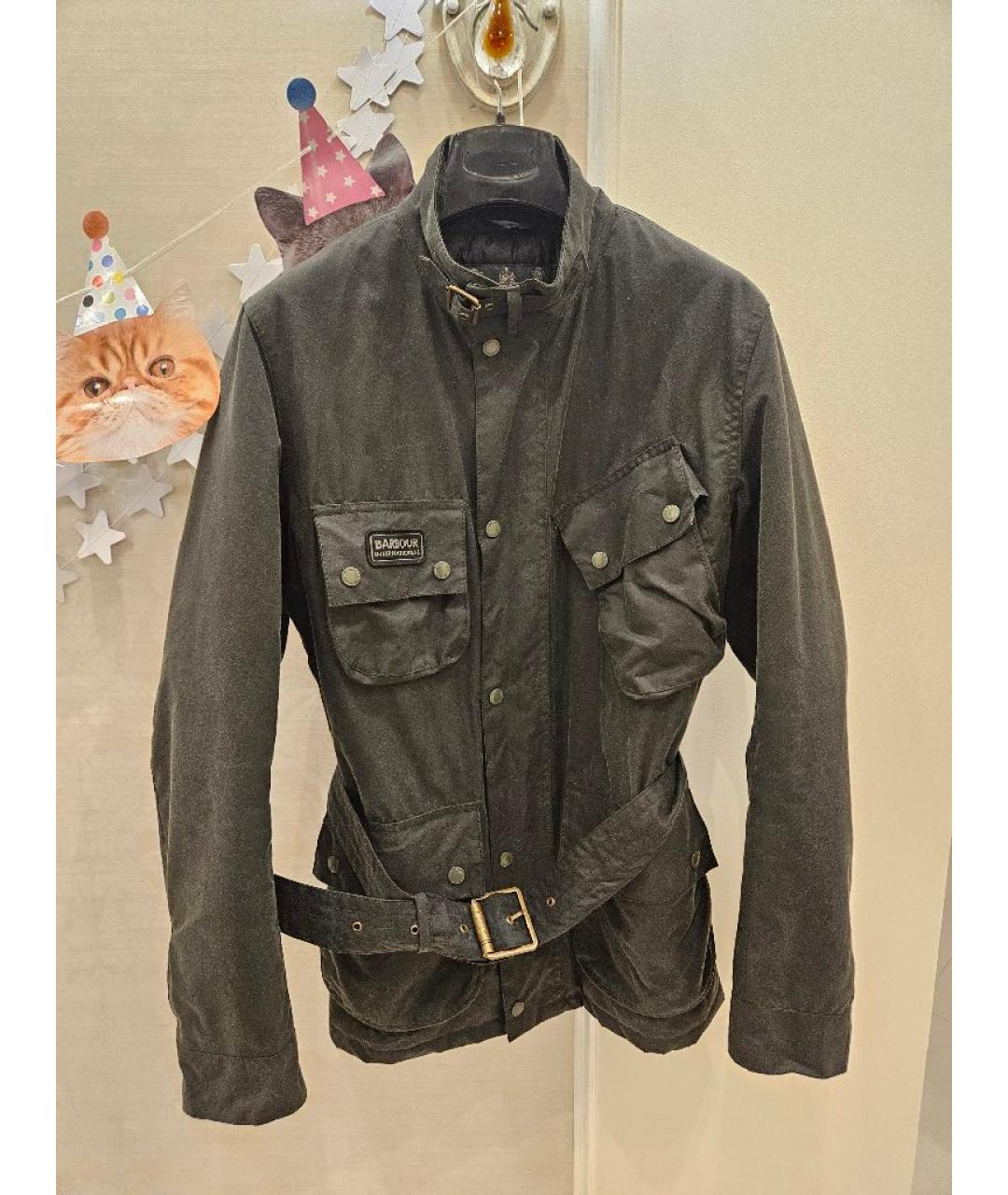 BARBOUR Коричневая хлопковая куртка, фото 10