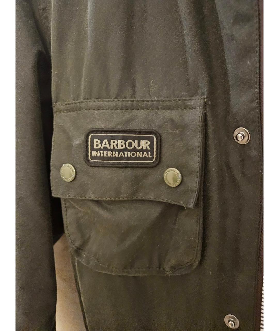 BARBOUR Коричневая хлопковая куртка, фото 7