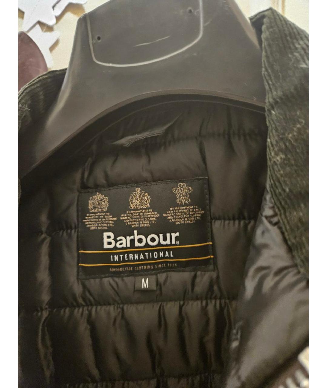 BARBOUR Коричневая хлопковая куртка, фото 8