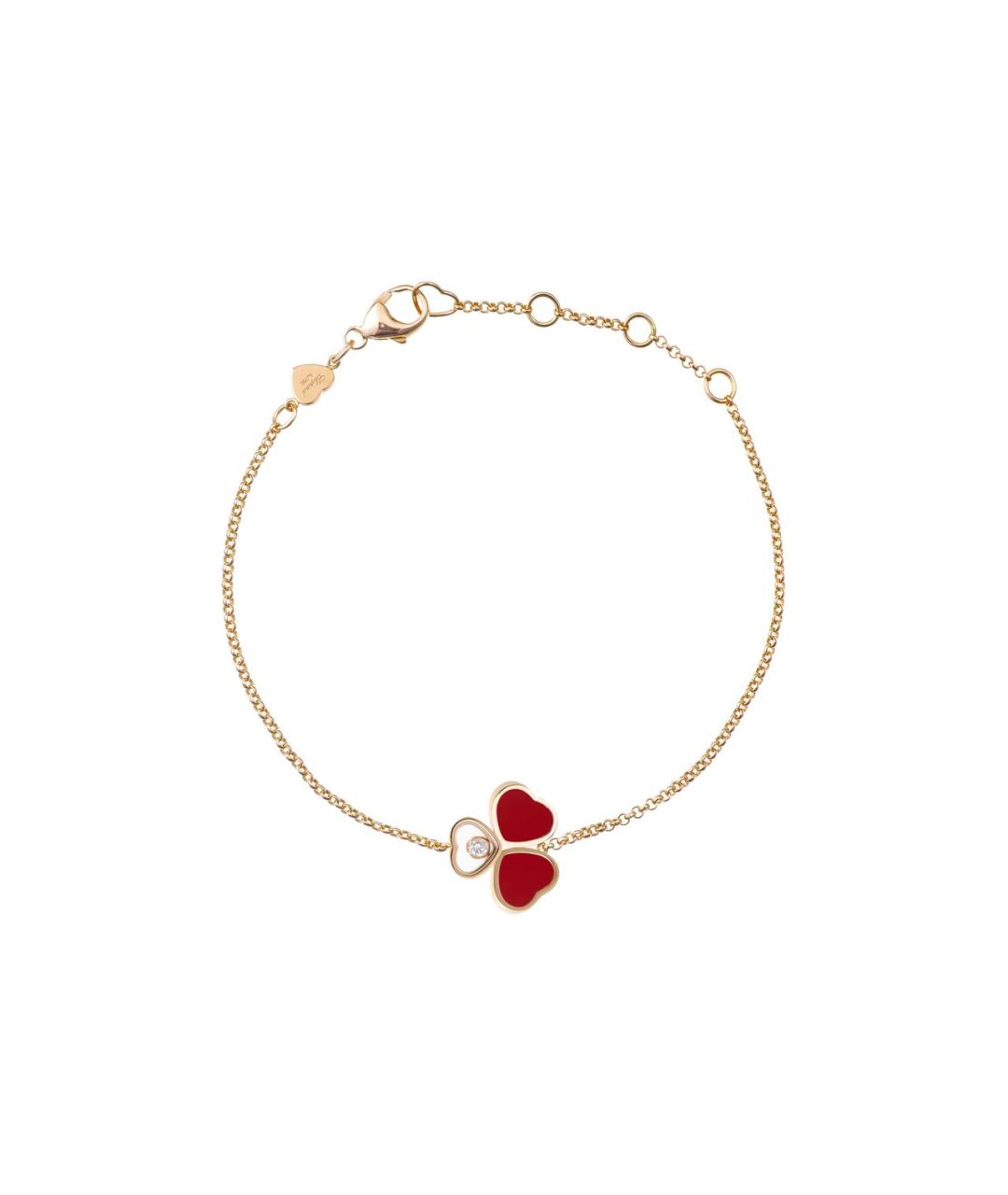 CHOPARD Желтый браслет из розового золота, фото 1