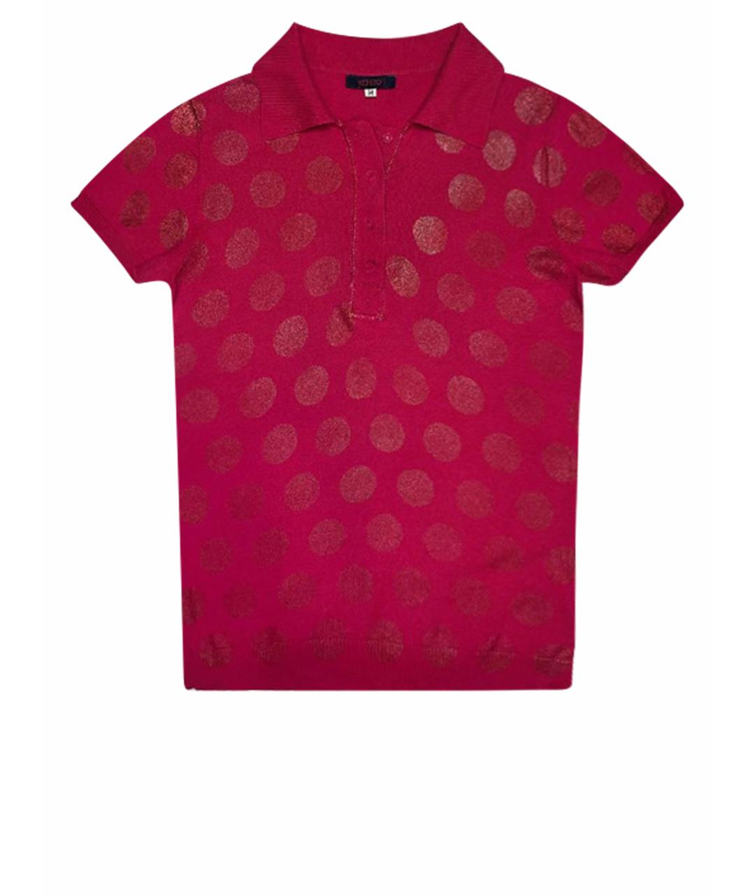 KENZO Бордовая футболка, фото 1