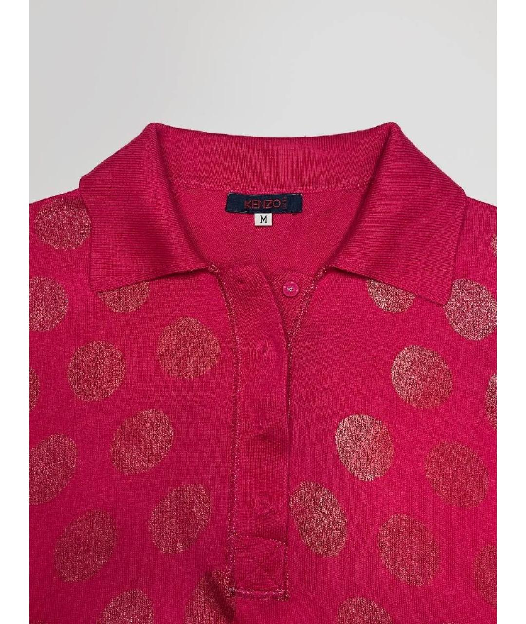 KENZO Бордовая футболка, фото 2