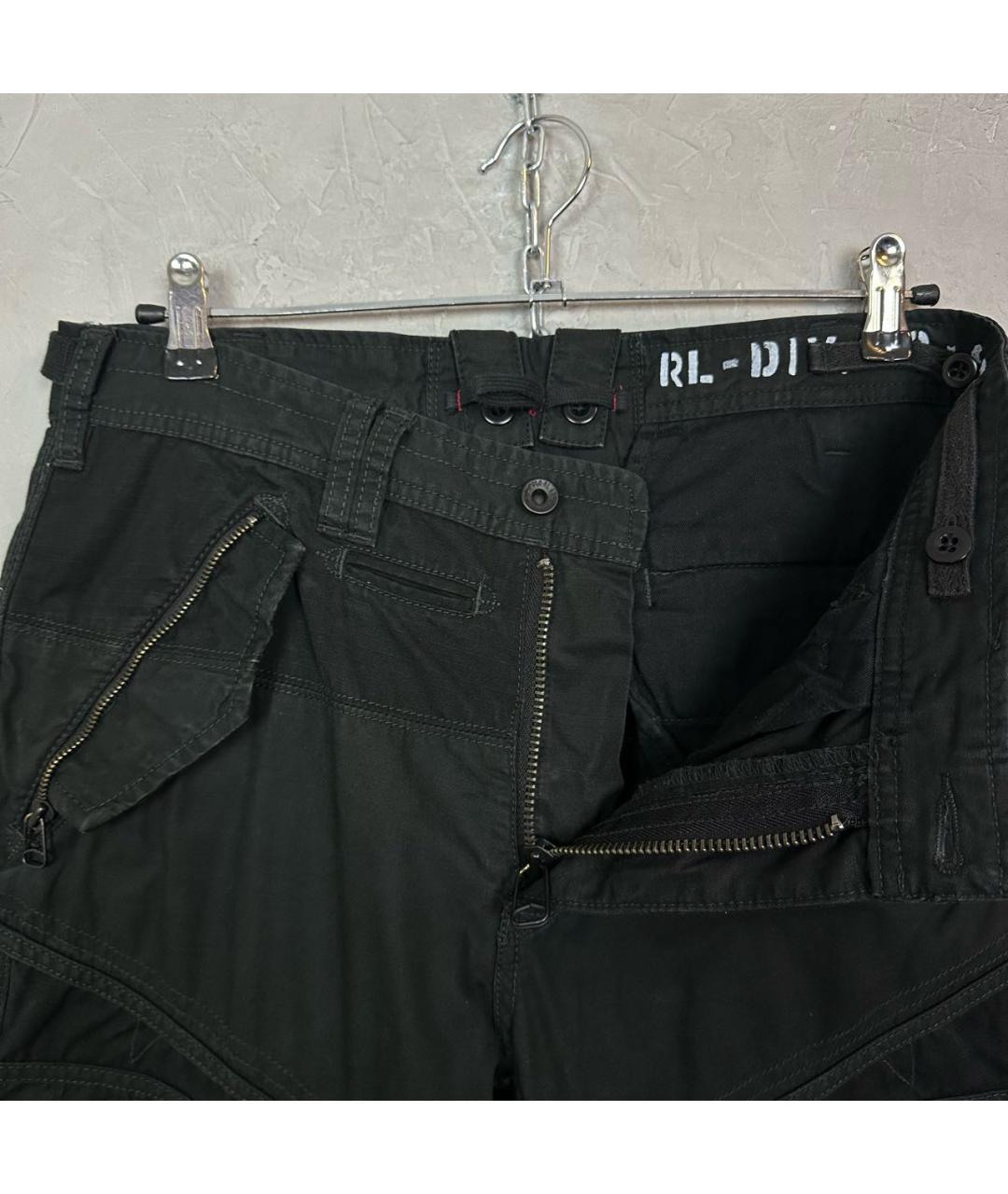 POLO RALPH LAUREN Черные хлопковые повседневные брюки, фото 5