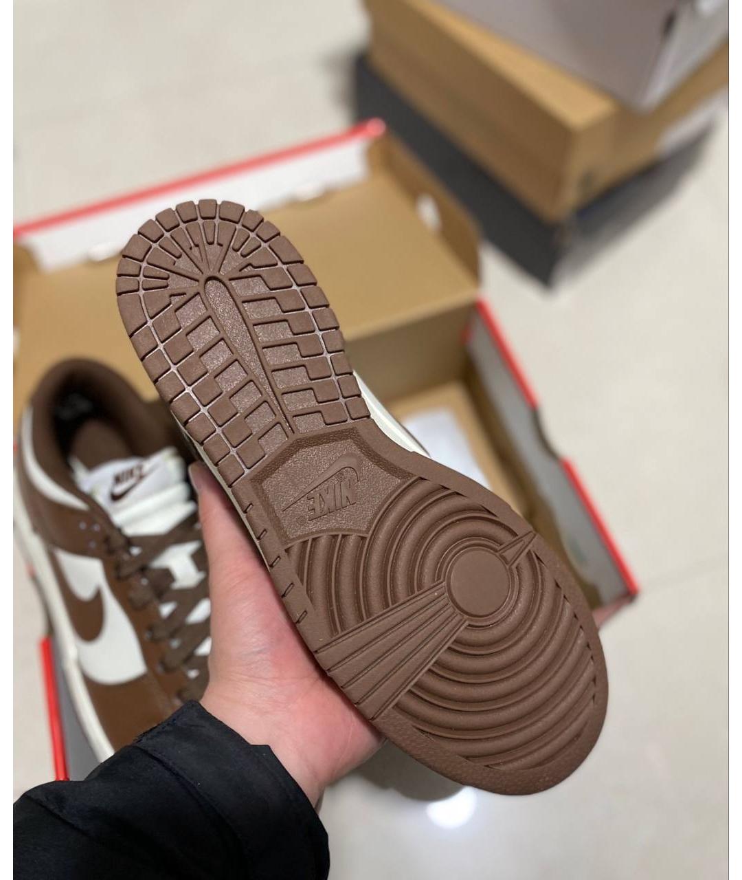 NIKE Коричневые низкие кроссовки / кеды, фото 2