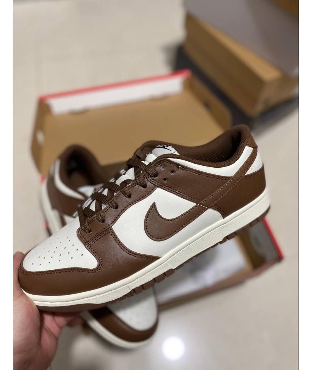 NIKE Коричневые низкие кроссовки / кеды, фото 4