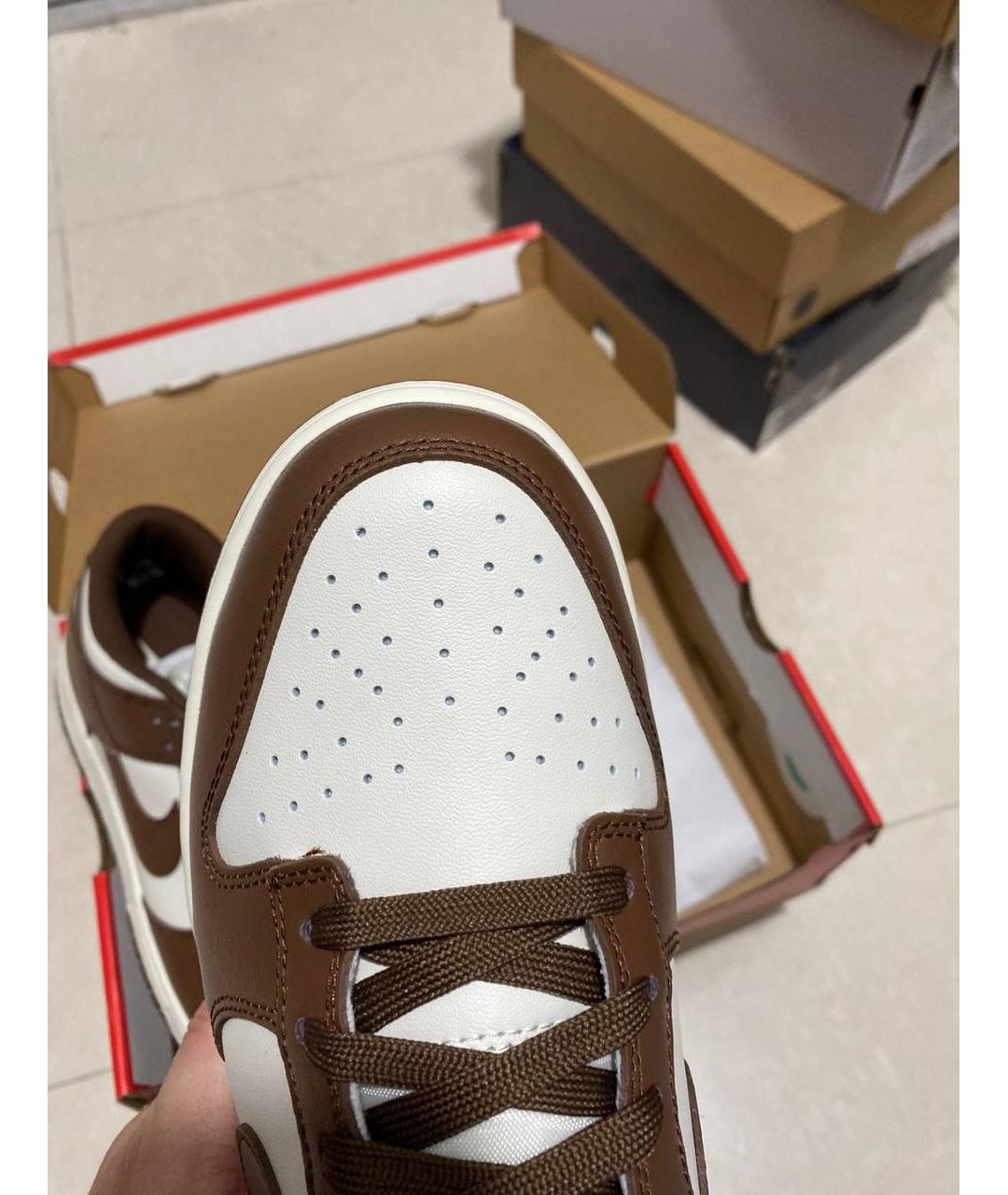NIKE Коричневые низкие кроссовки / кеды, фото 3