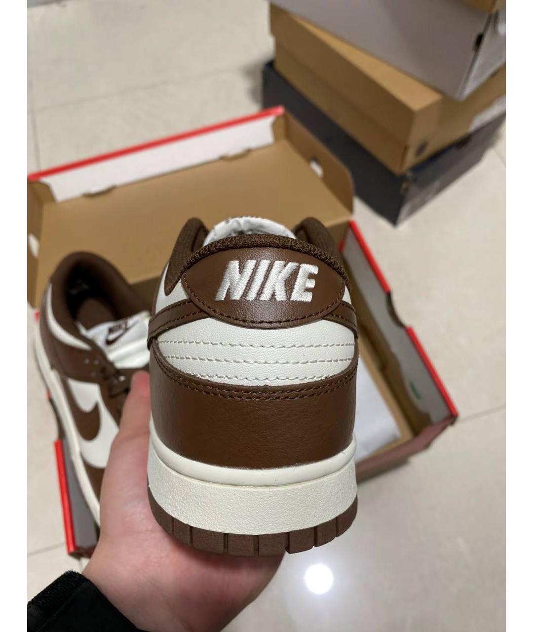 NIKE Коричневые низкие кроссовки / кеды, фото 5