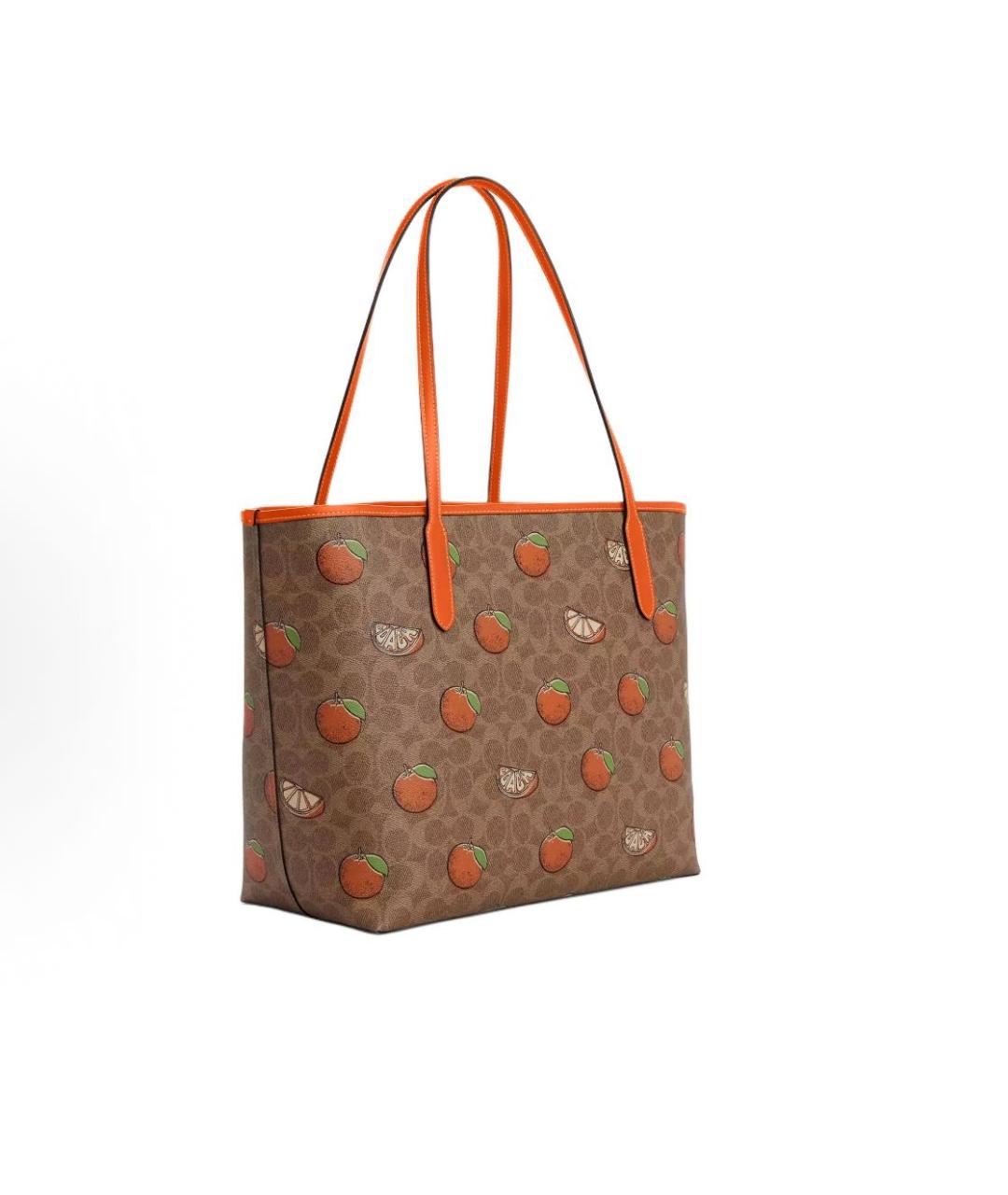 COACH Коричневая сумка тоут, фото 2