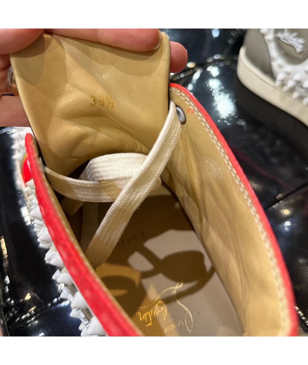CHRISTIAN LOUBOUTIN Мульти кожаные кеды, фото 6