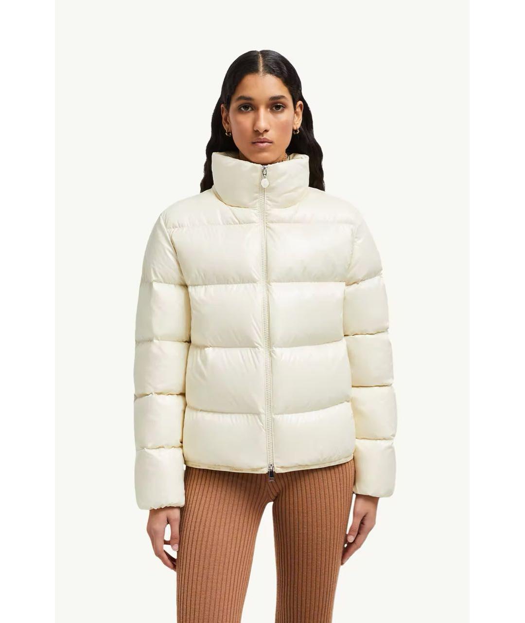 MONCLER Белый пуховик, фото 2