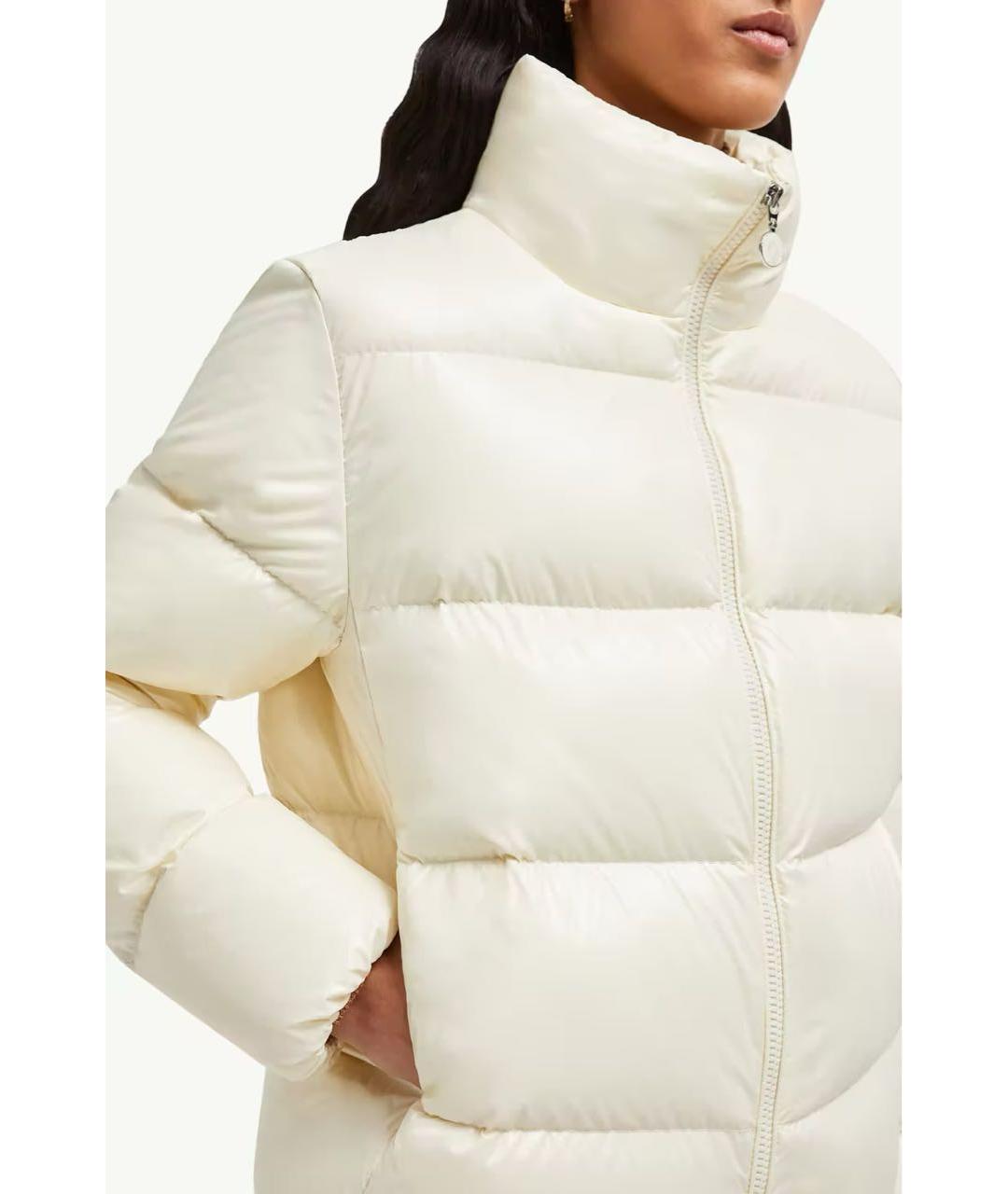 MONCLER Белый пуховик, фото 4