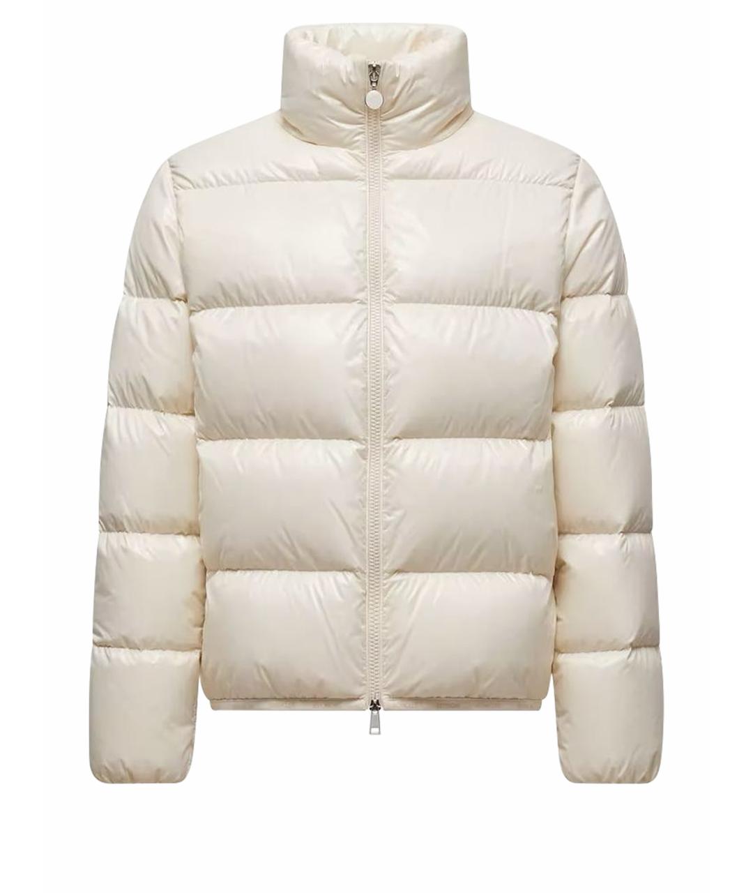 MONCLER Белый пуховик, фото 1
