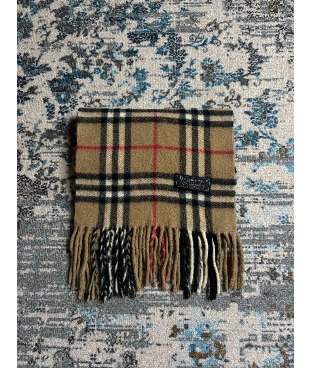 BURBERRY Кашемировый шарф, фото 6