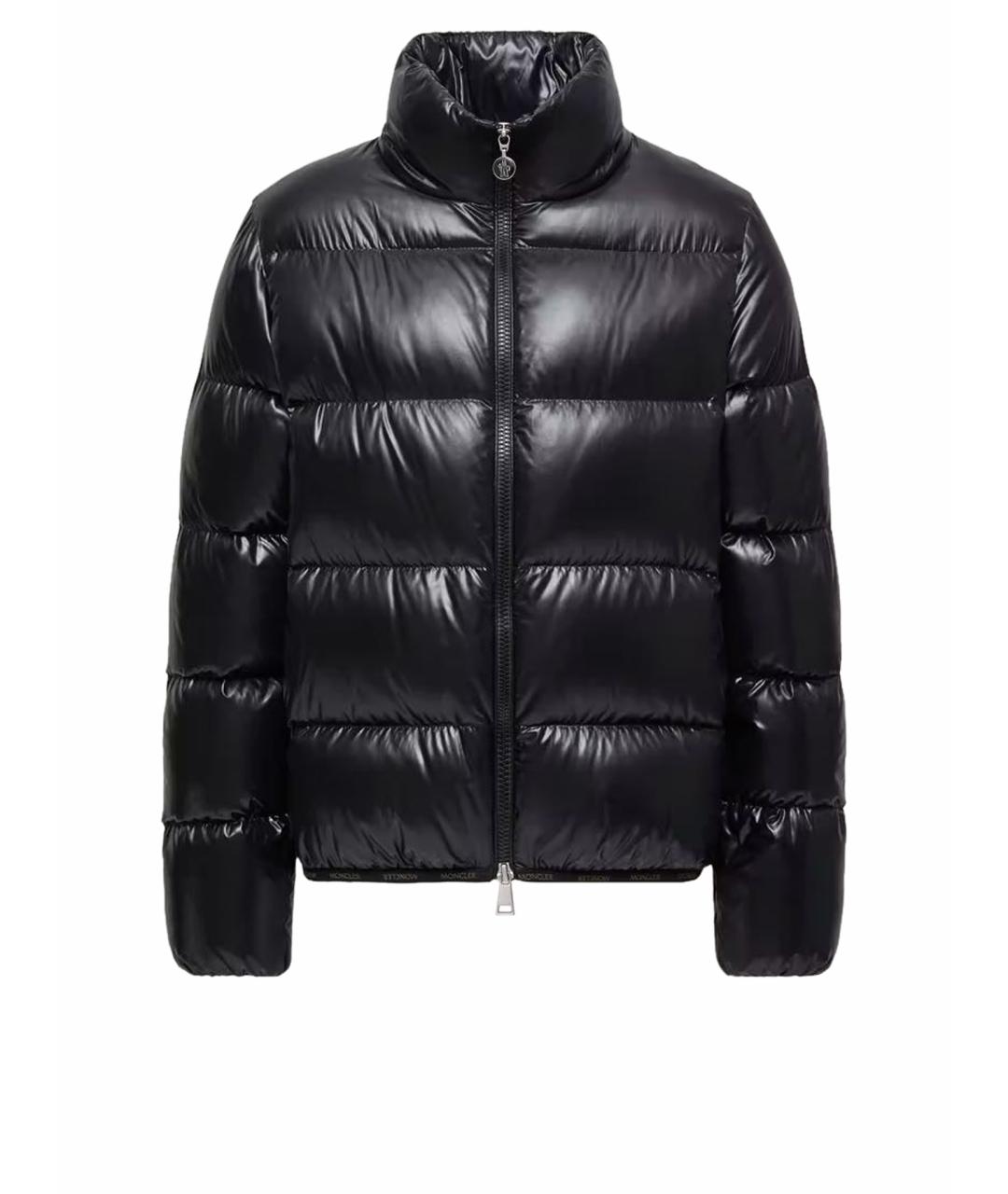 MONCLER Черный пуховик, фото 1