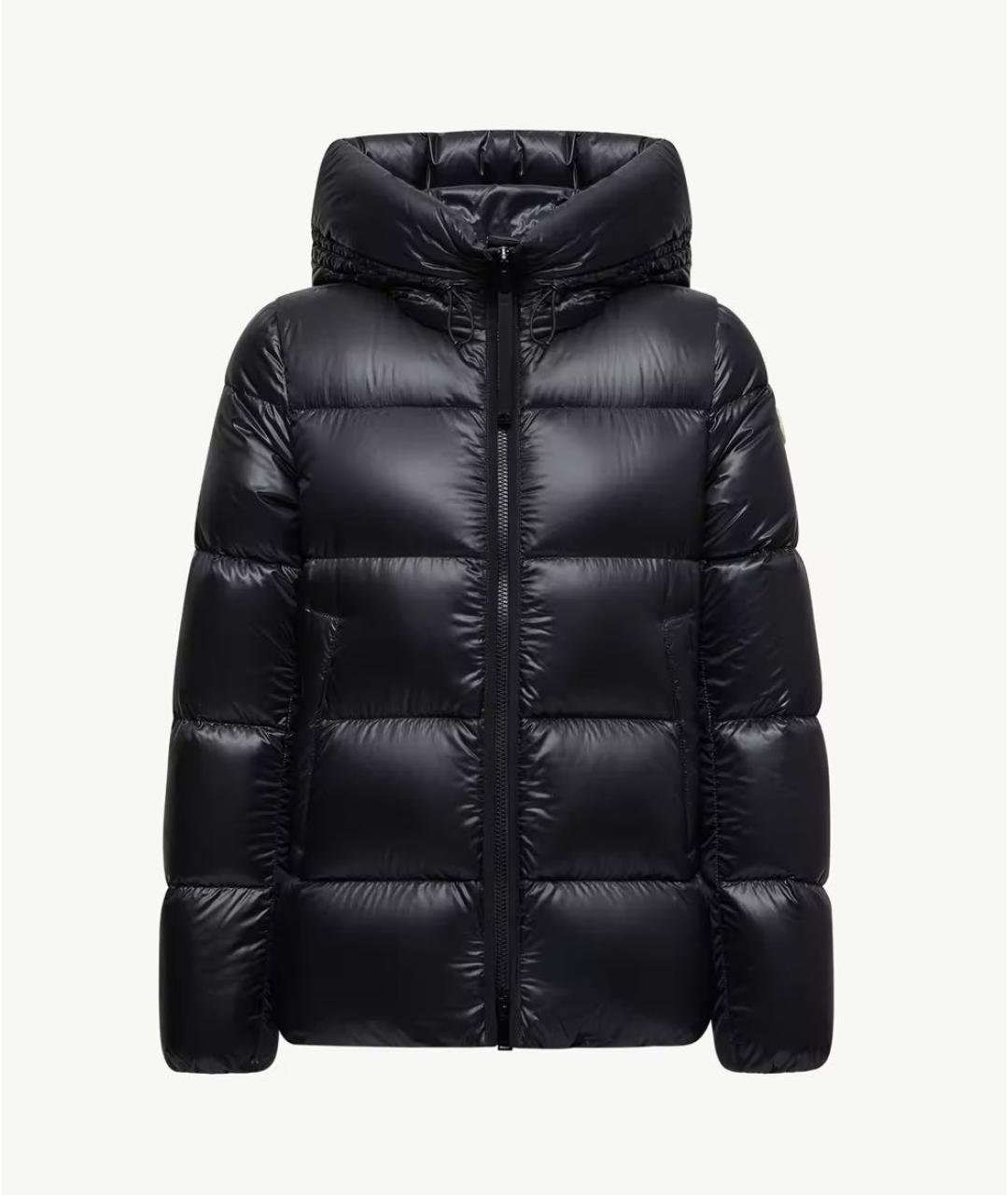 MONCLER Черный пуховик, фото 6