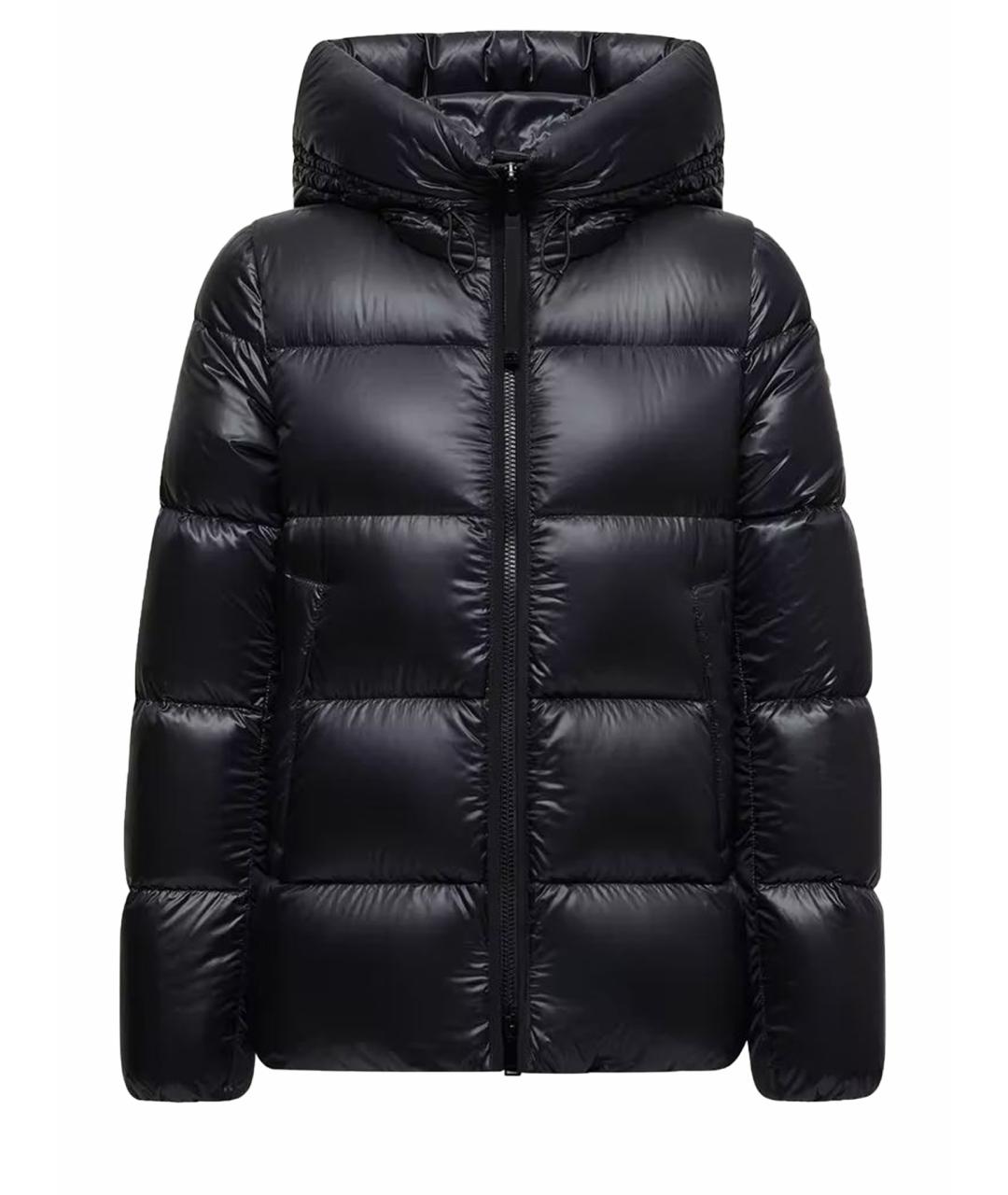MONCLER Черный пуховик, фото 1