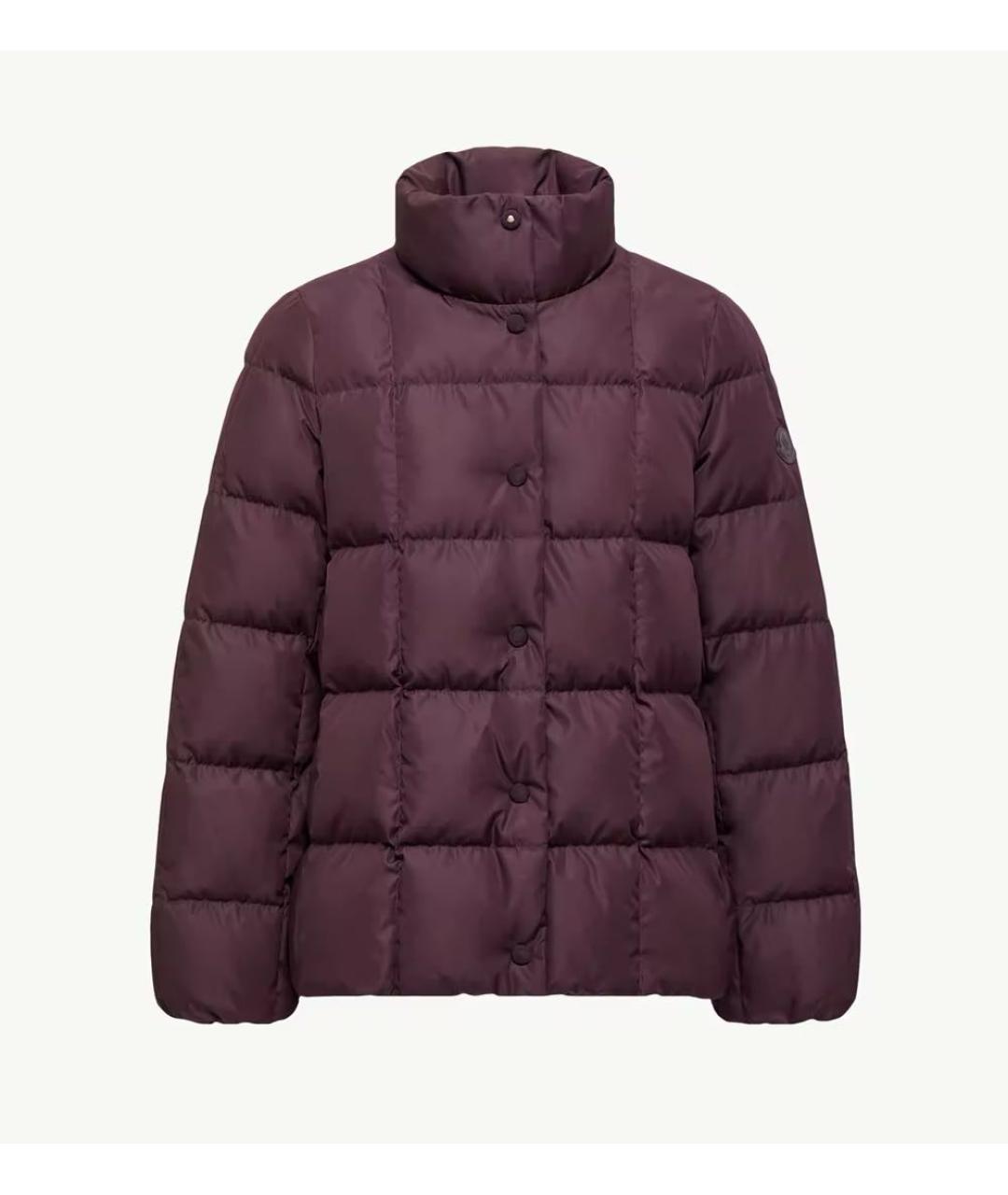 MONCLER Бордовый пуховик, фото 5