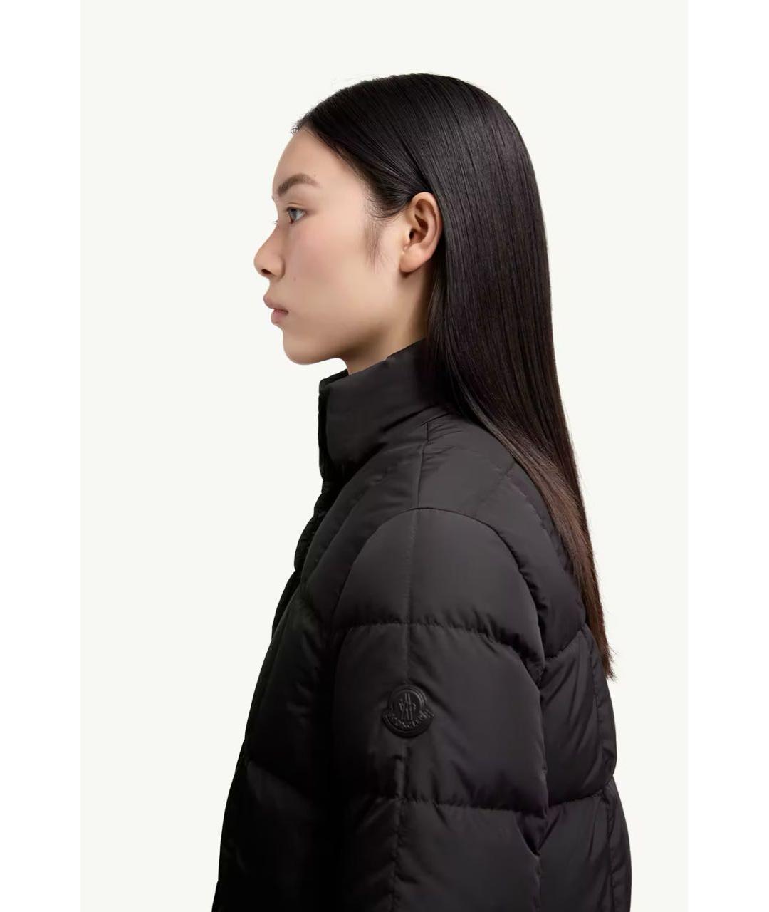 MONCLER Черный пуховик, фото 5