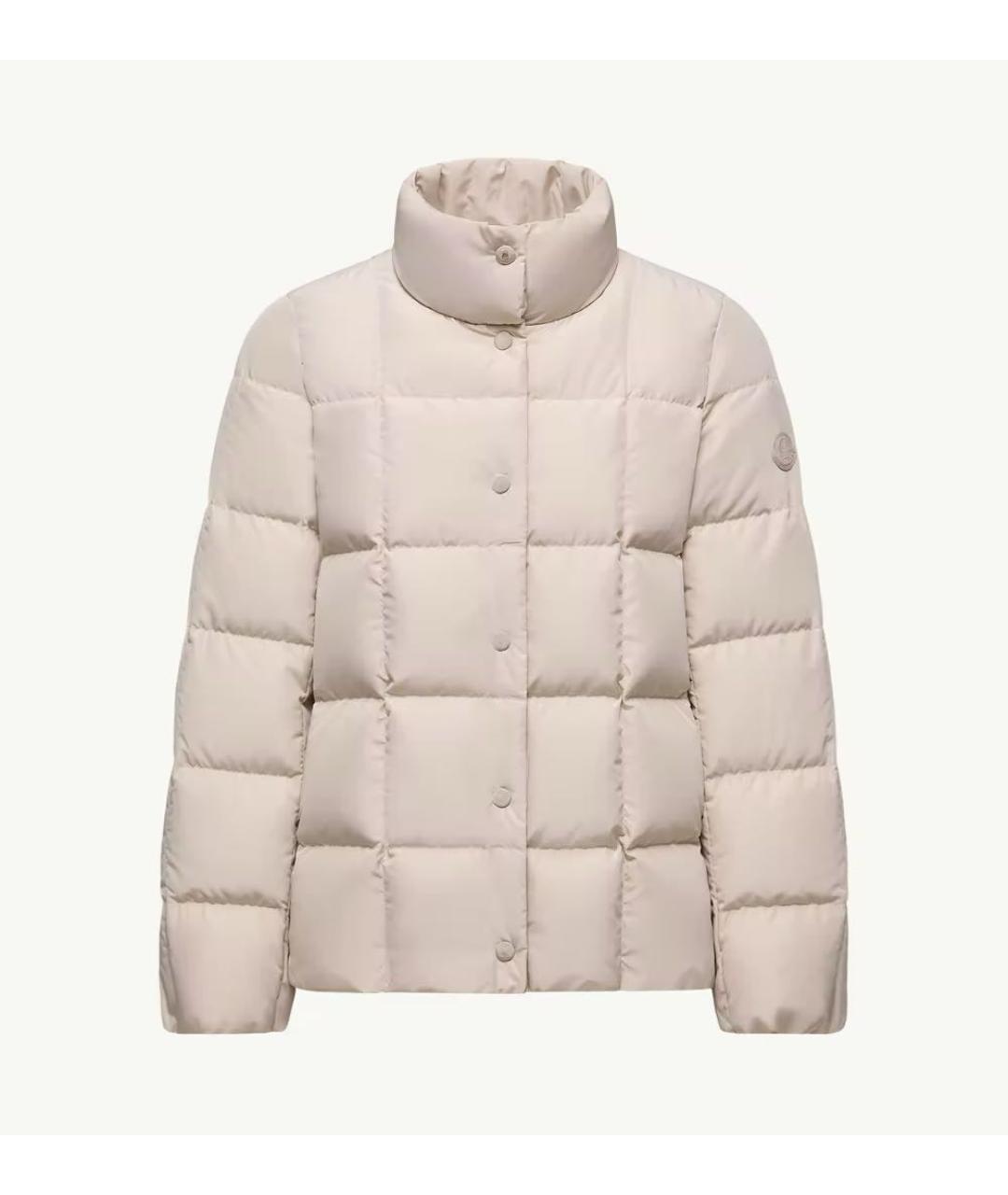 MONCLER Бежевый пуховик, фото 6