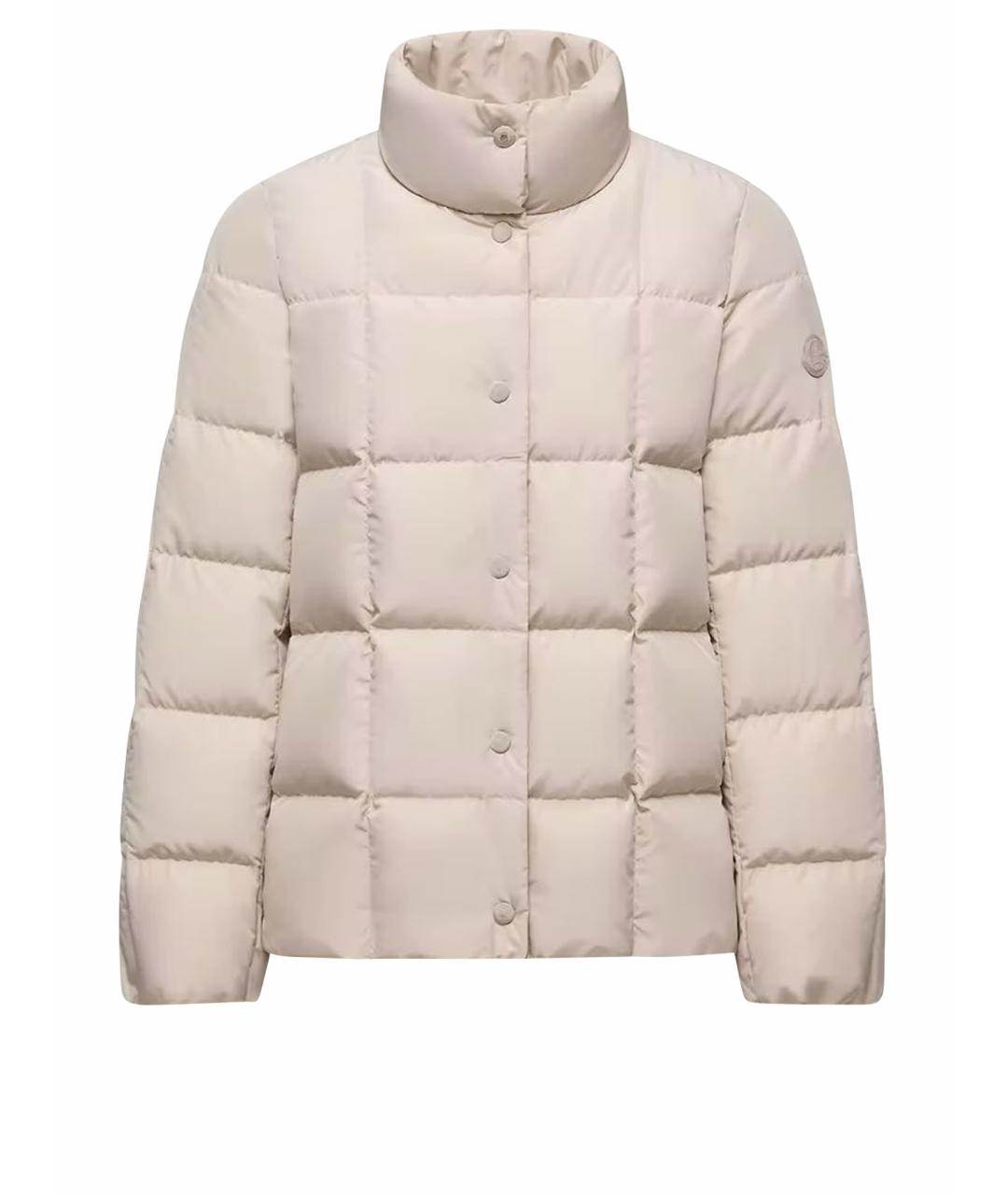 MONCLER Бежевый пуховик, фото 1