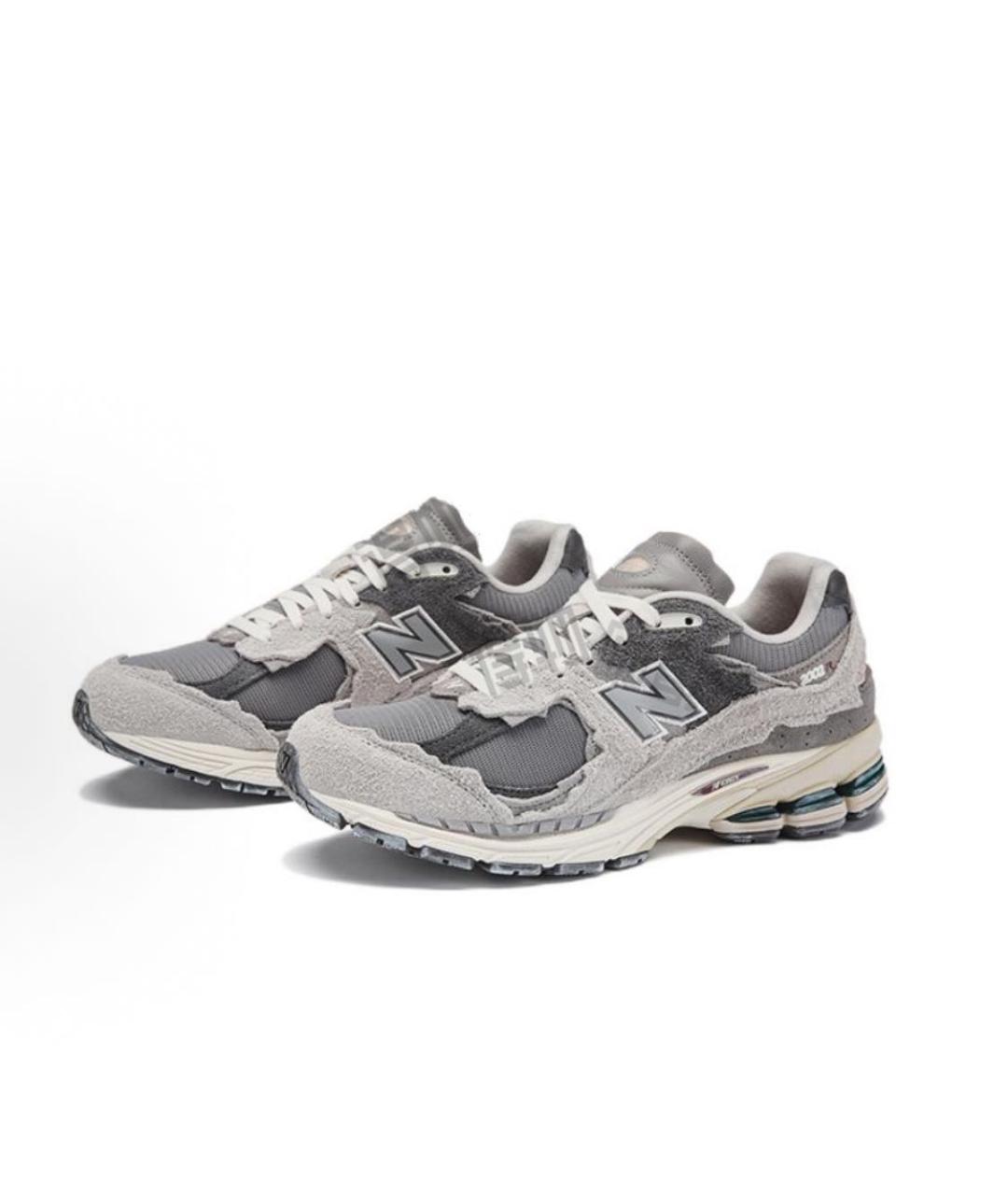 NEW BALANCE Серые низкие кроссовки / кеды, фото 2