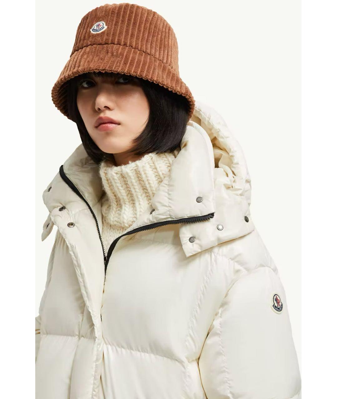 MONCLER Белый пуховик, фото 6