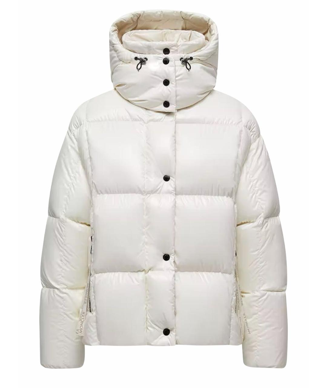 MONCLER Белый пуховик, фото 7