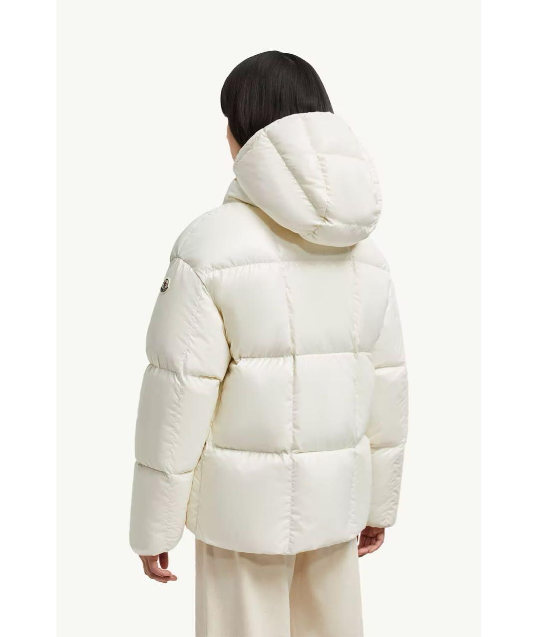 MONCLER Белый пуховик, фото 3