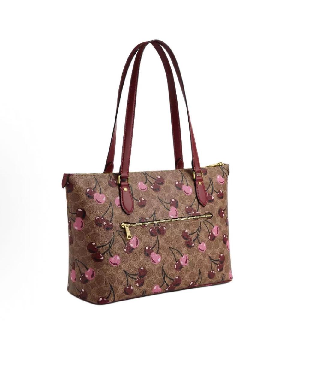 COACH Коричневая сумка тоут, фото 2