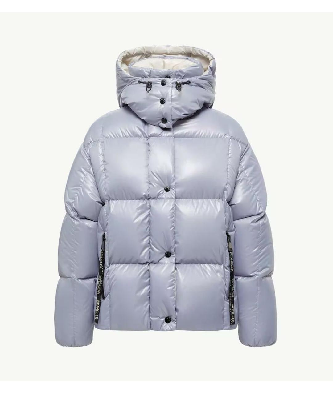 MONCLER Голубой пуховик, фото 6